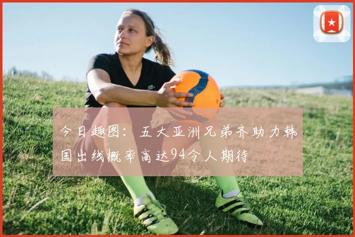 今日趣图：五大亚洲兄弟齐助力韩国出线概率高达94令人期待